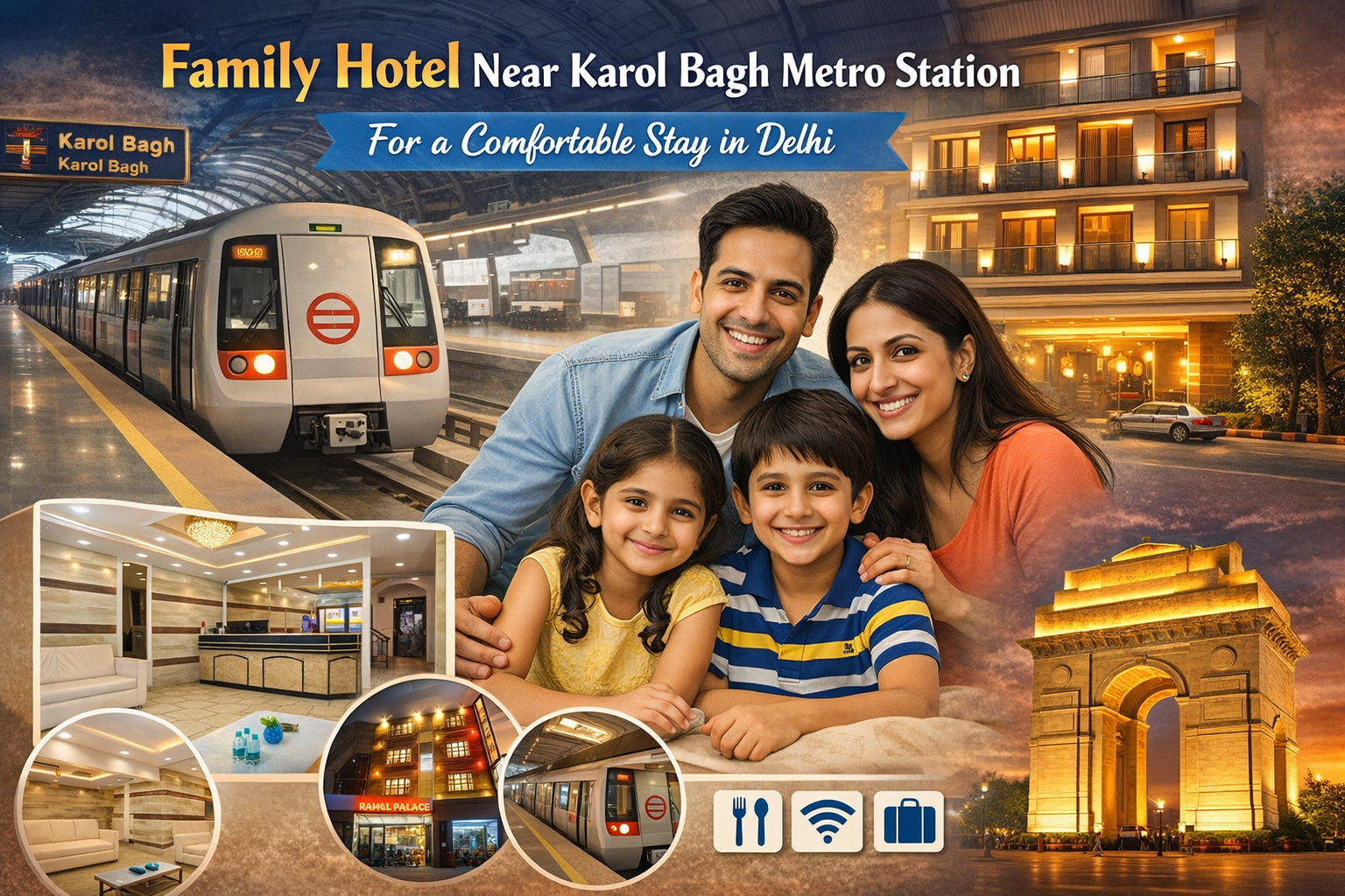 Family Hotel Near Karol Bagh Metro Station