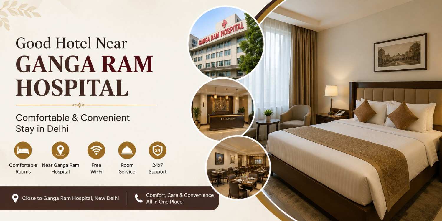 Good Hotel Near Ganga Ram Hospital – Comfortable & Convenient Stay in Delhi