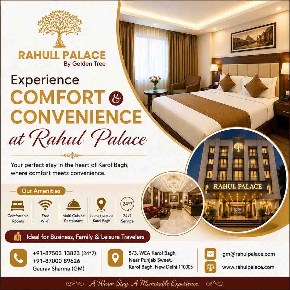 Experience Comfort and Convenience at Rahul Palace