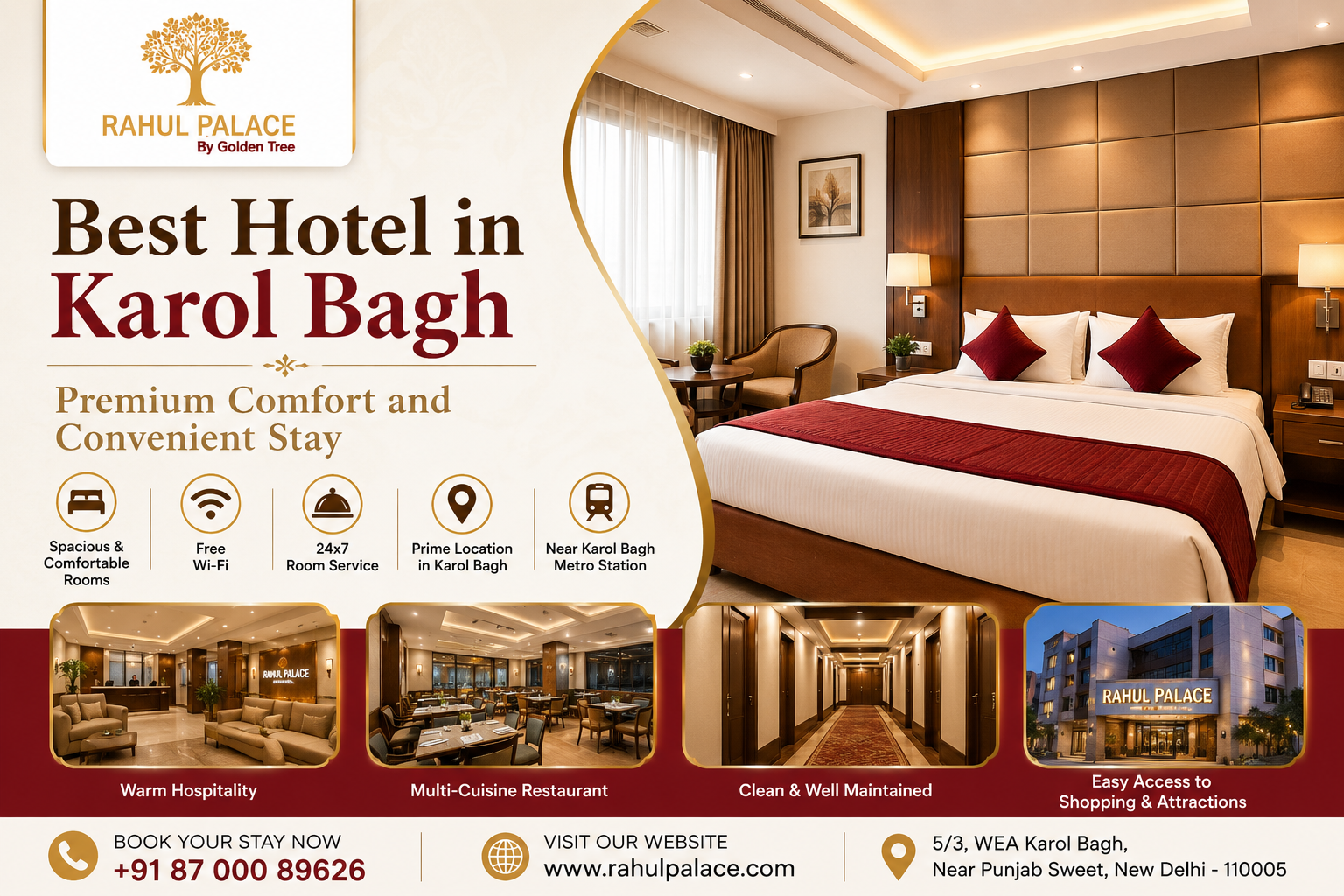 Best Hotel in Karol Bagh Premium Comfort and Convenient Stay